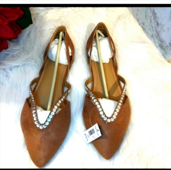 🍁🍂Nwt torrid studded flats size 9.5 - Picture 2 of 3